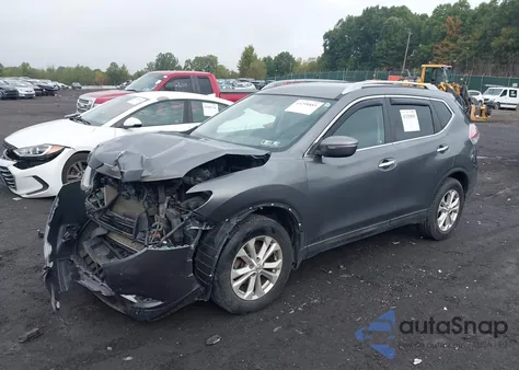 2014 Nissan Rogue Sv из США, поврежденный, VIN 5N1AT2MV6EC863240